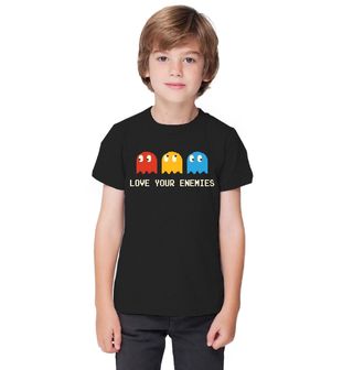 Obrázek 1 produktu Dětské tričko Pac-Man Miluj své nepřátele