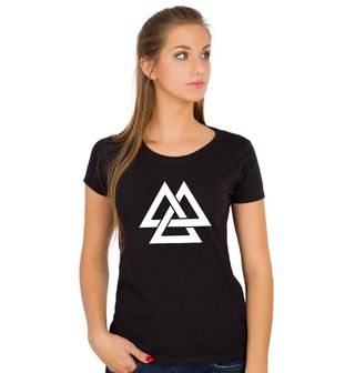 Obrázek 1 produktu Dámské tričko Valknut Symbol padlých Vikingů