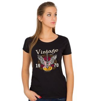 Obrázek 1 produktu Dámské tričko Vintage Kytara 1970