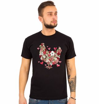 Obrázek 1 produktu Pánské tričko Květinová slepice