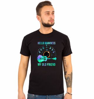 Obrázek 1 produktu Pánské tričko Temná melodie Hello Darkness, My Old Friend