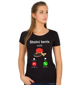 Obrázek 1 produktu Dámské tričko Stolní tenis volá Phone Call