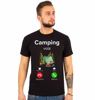 Obrázek 1 produktu Pánské tričko Camping volá Phone Call