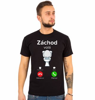 Obrázek 1 produktu Pánské tričko Záchod volá Phone Call