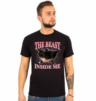 Obrázek 1 produktu Pánské tričko Vnitřní šelma Kočka The Beast Inside Me