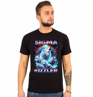 Obrázek 1 produktu Pánské tričko Vlčí Sigma Rizzler