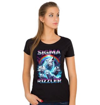 Obrázek 1 produktu Dámské tričko Vlčí Sigma Rizzler