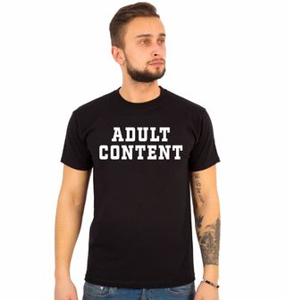 Obrázek 1 produktu Pánské tričko Obsah pro dospělé Adult Content