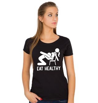 Obrázek 1 produktu Dámské tričko Jezte zdravě Eat Healthy