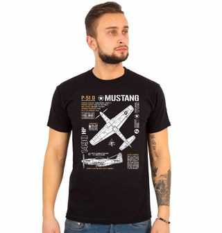 Obrázek 1 produktu Pánské tričko P-51 Mustang Legenda nebes