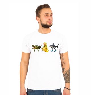Obrázek 1 produktu Pánské tričko Italská Brainrot Zoo
