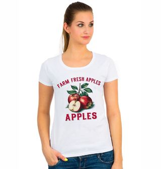 Obrázek 1 produktu Dámské tričko Farmářská Jablka Farm Fresh Apples