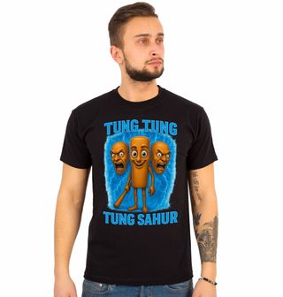 Obrázek 1 produktu Pánské tričko Tung Tung Tung Sahur Mistr Přetvářky