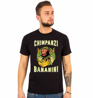 Obrázek 1 produktu Pánské tričko Veselý Opičák Chimpanzini Bananini