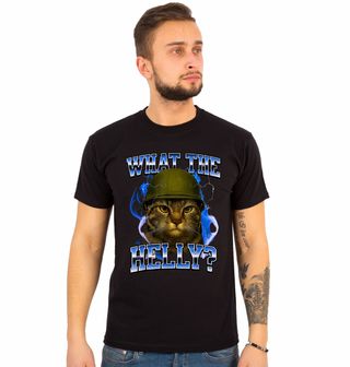 Obrázek 1 produktu Pánské tričko Armádní Kočka What The Helly? 