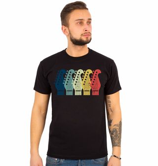 Obrázek 1 produktu Pánské tričko Retro Hlavy Kytar