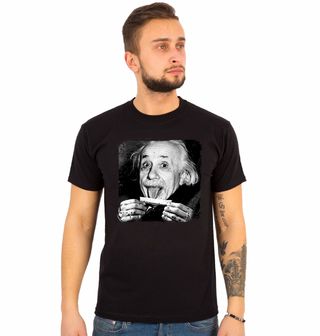 Obrázek 1 produktu Pánské tričko Zhulený Génius Albert Einstein