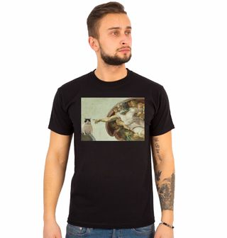 Obrázek 1 produktu Pánské tričko Stvoření Tlusté Kočky