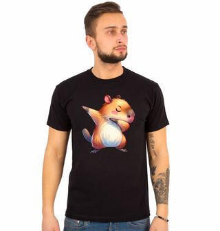 Obrázek 1 produktu Pánské tričko Dabující Kapybara Dabbing Capybara