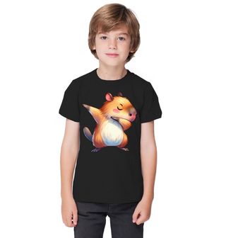 Obrázek 1 produktu Dětské tričko Dabující Kapybara Dabbing Capybara