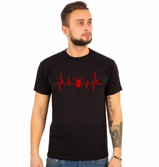 Obrázek 1 produktu Pánské tričko Kardiogram a Pavouk