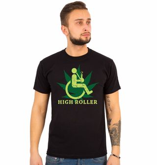 Obrázek 1 produktu Pánské tričko Zhulený Vozíčkář High Roller