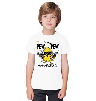 Obrázek 1 produktu Dětské tričko Drsné Káčátko Pew Pew Madafakas!