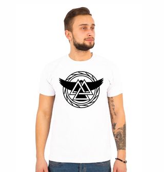 Obrázek 1 produktu Pánské tričko Severský Valknut a Havran