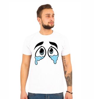 Obrázek 1 produktu Pánské tričko Plačící Smajlík Cartoon Eyes With Tears