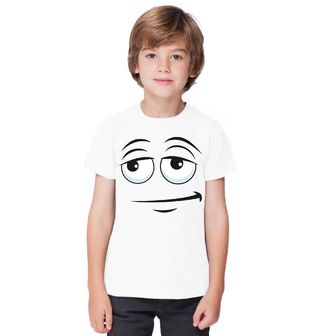 Obrázek 1 produktu Dětské tričko Škodolibý Smajlík Smirk Cartoon Emoji