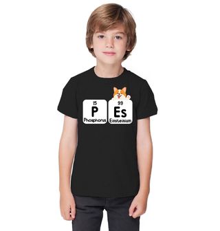 Obrázek 1 produktu Dětské tričko Chemické prvky Pes