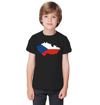 Obrázek 1 produktu Dětské tričko Vlajka v Mapě Česka