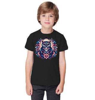 Obrázek 1 produktu Dětské tričko Moudrá Sova Boho