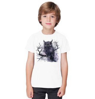 Obrázek 1 produktu Dětské tričko Gotická Sova ušatá