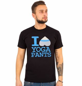 Obrázek 1 produktu Pánské tričko I Love Yoga Pants Miluju Kalhoty na Jógu