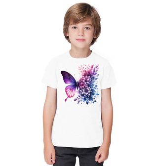 Obrázek 1 produktu Dětské tričko Elegantní Otakárek a fialové květy