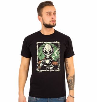Obrázek 1 produktu Pánské tričko Mimozemšťan s Kávou