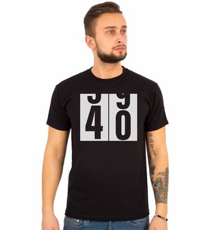 Obrázek 1 produktu Pánské tričko 40. Kulatiny Oldmeter