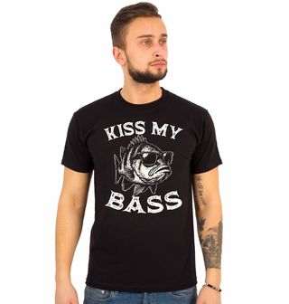 Obrázek 1 produktu Pánské tričko Drzý Okoun Kiss My Bass