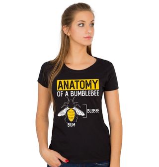 Obrázek 1 produktu Dámské tričko Popis Čmeláka Anatomy of a Bublebee