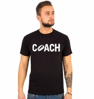 Obrázek 1 produktu Pánské tričko Hokejový Trenér COACH 