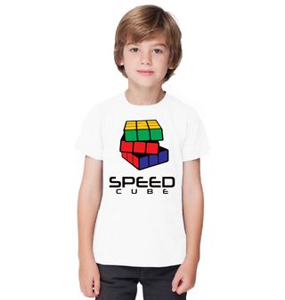Obrázek 1 produktu Dětské tričko Složená Rubikova kostka Speed Cube