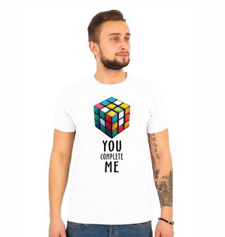 Obrázek 1 produktu Pánské tričko Rubikova kostka You Complete Me