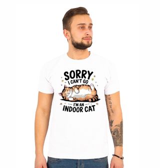 Obrázek 1 produktu Pánské tričko Bytová Kočka I'm an indoor cat