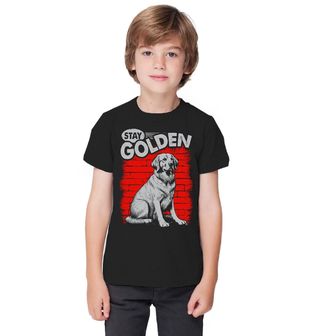 Obrázek 1 produktu Dětské tričko Zlatý Retrívr Stay Golden