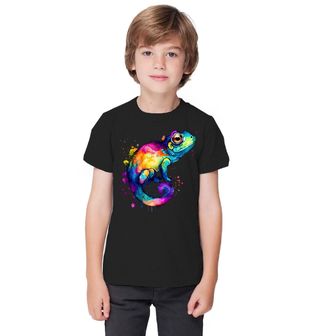 Obrázek 1 produktu Dětské tričko Duhový Chameleon