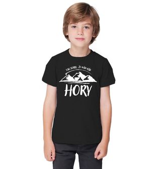 Obrázek 1 produktu Dětské tričko Tak sorry, že mám rád hory