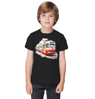 Obrázek 1 produktu Dětské tričko Vintage tramvaj