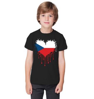 Obrázek 1 produktu Dětské tričko Tající srdce Heart of Czechia