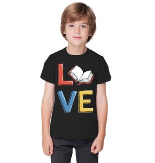 Obrázek 1 produktu Dětské tričko Láska v knihách LOVE Books